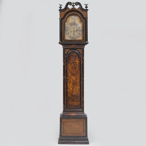GEORGE III BLACK JAPANNED AND