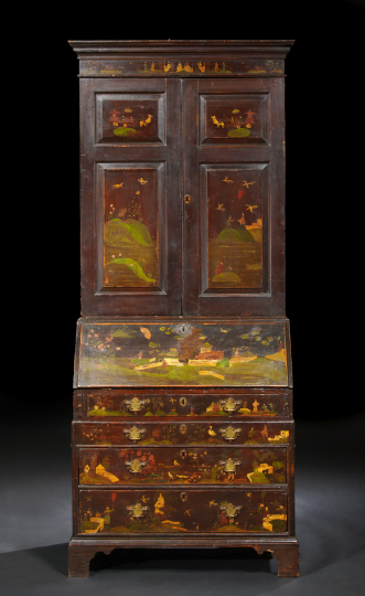 George III Black-Lacquered and
