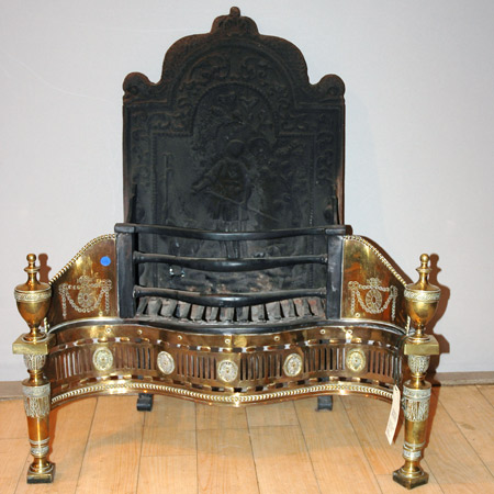 George III Brass and Cast Iron Fire