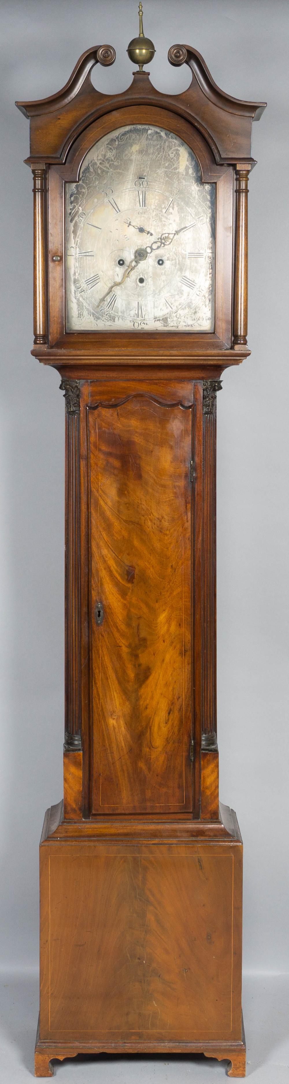 GEORGE III BRASS MOUNTED MAHOGANY