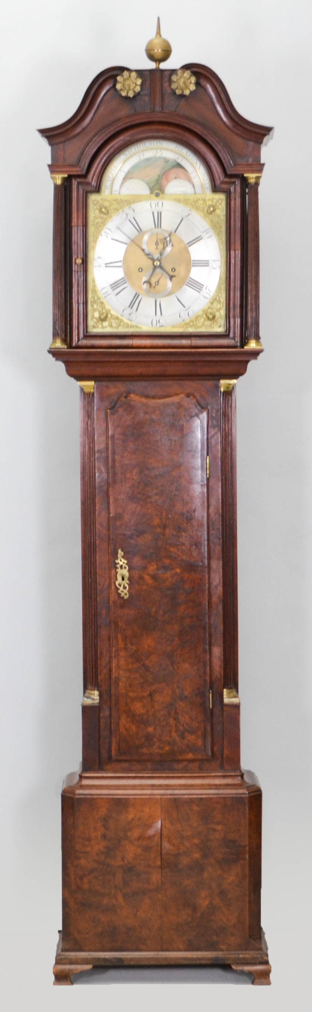 GEORGE III BRASS MOUNTED MAHOGANY