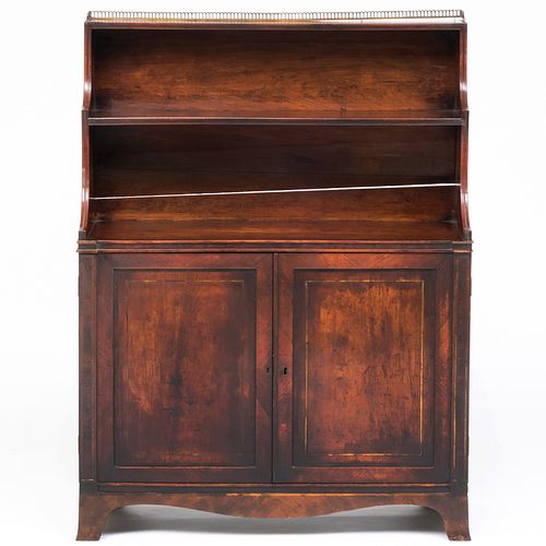 GEORGE III BRASS-MOUNTED MAHOGANY