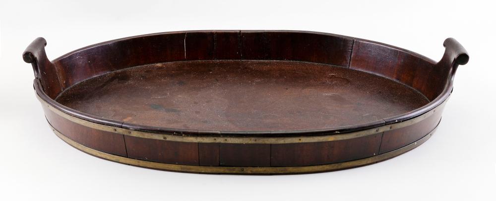 GEORGE III BUTLER'S TRAY CIRCA 1810