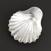 GEORGE III BUTTER SHELL DISH B