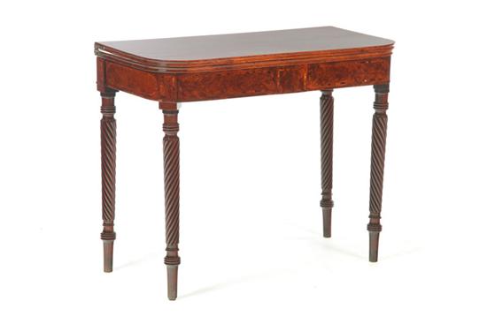 GEORGE III CARD TABLE.  England 
