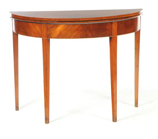 GEORGE III CARD TABLE.  England 