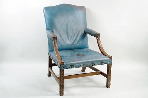 GEORGE III CARVED MAHOGANY