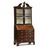 GEORGE III CARVED MAHOGANY BUR