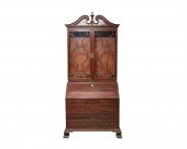 GEORGE III CARVED MAHOGANY BUR