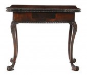 George III carved mahogany car