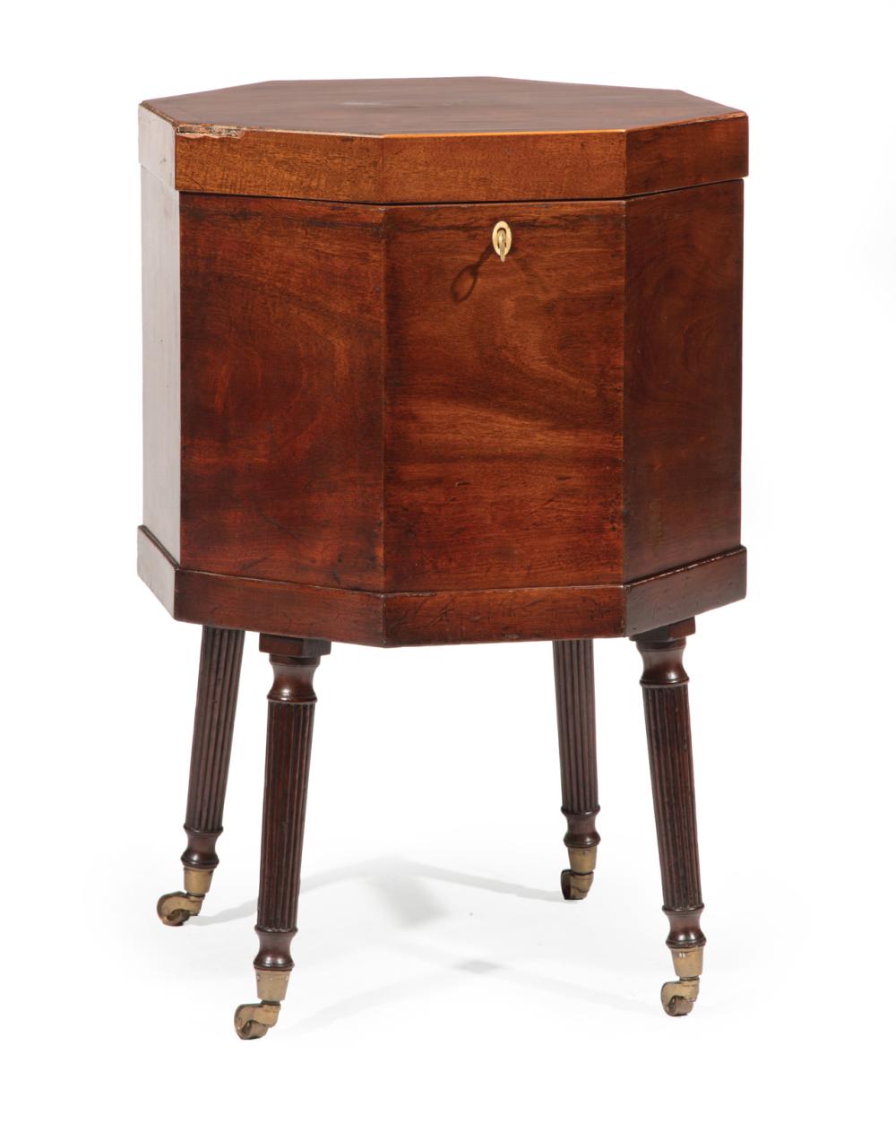 GEORGE III CARVED MAHOGANY