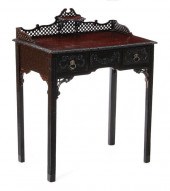 George III carved mahogany dre