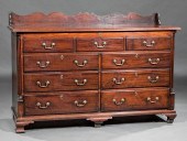 GEORGE III CARVED MAHOGANY MUL