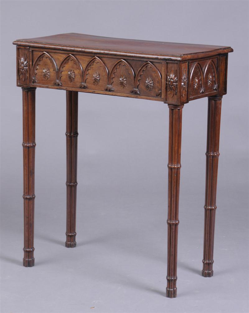 GEORGE III CARVED MAHOGANY PIER