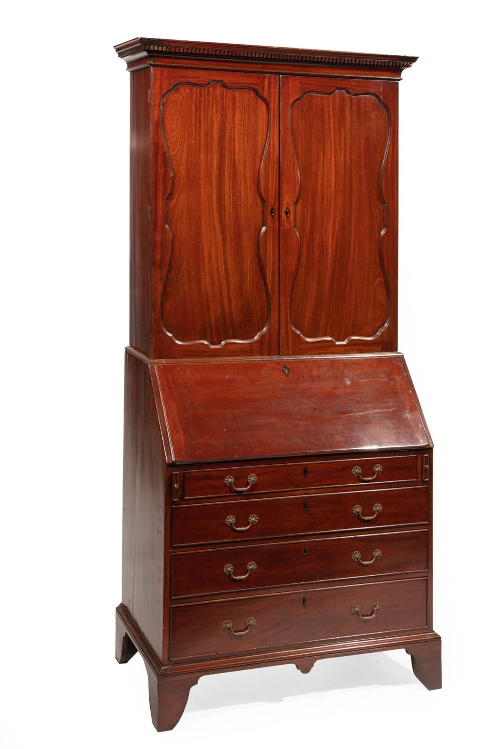 GEORGE III CARVED MAHOGANY