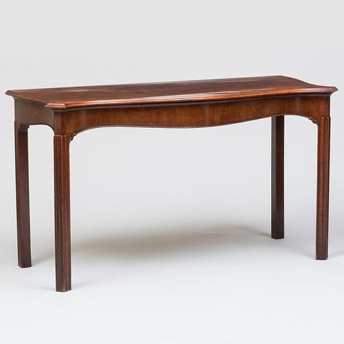GEORGE III CARVED MAHOGANY