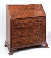 GEORGE III CARVED MAHOGANY SLA