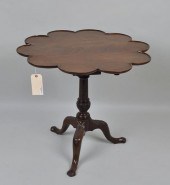 GEORGE III CARVED MAHOGANY SUP