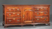 GEORGE III CARVED OAK DRESSER