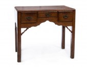 GEORGE III CARVED OAK LOWBOYGe