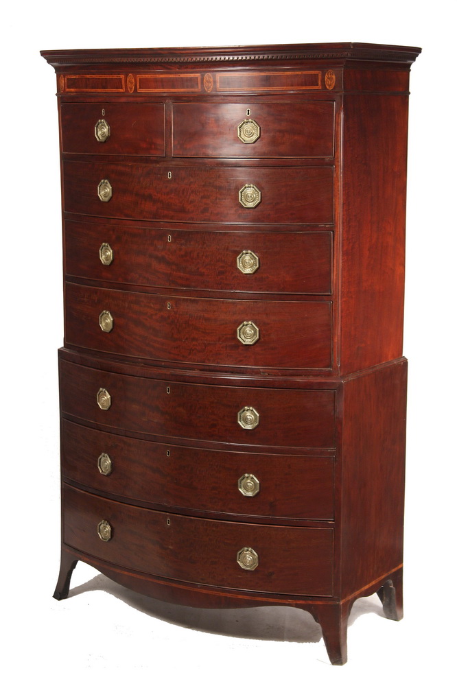 GEORGE III CHEST ON CHEST - Very