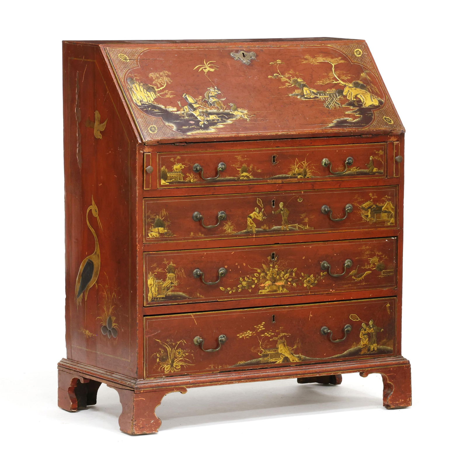 GEORGE III CHINOISERIE DECORATED
