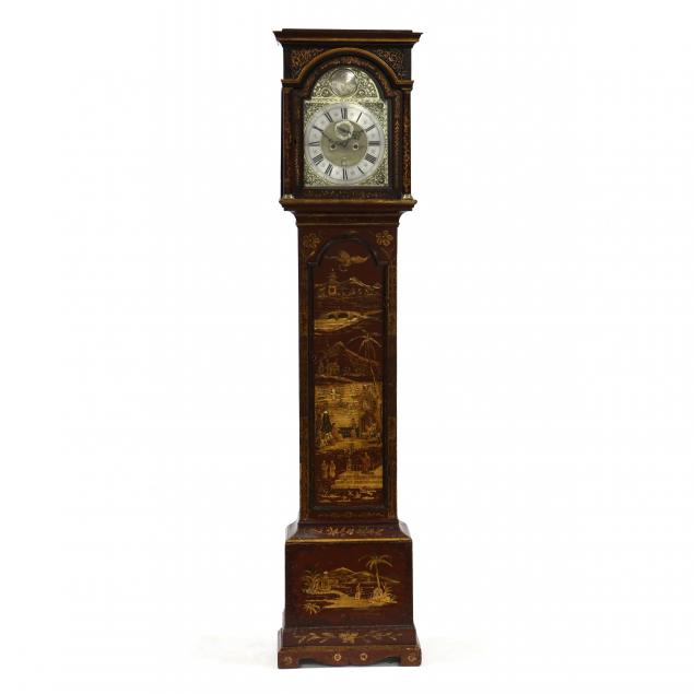 GEORGE III CHINOISERIE TALL CASE