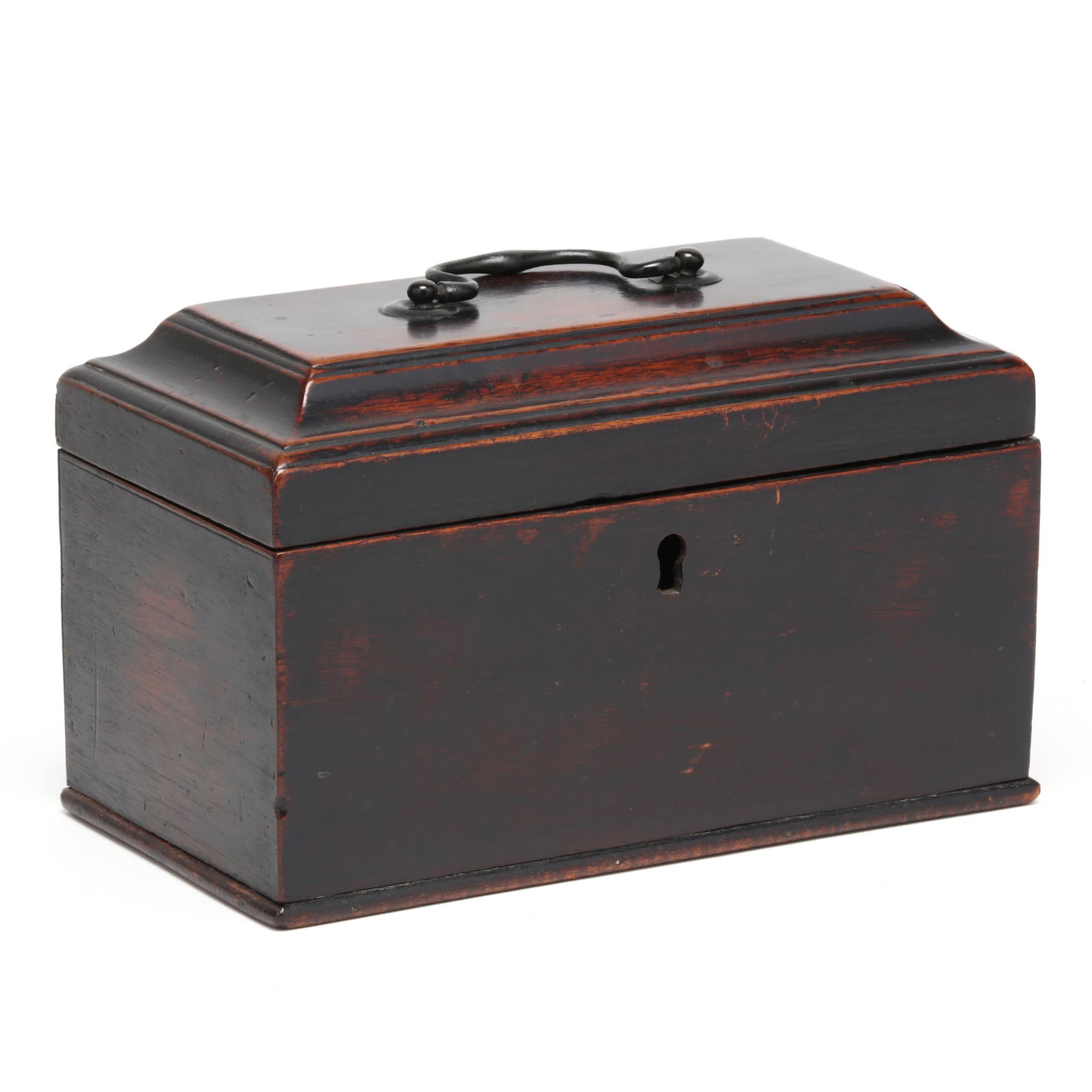 GEORGE III CHIPPENDALE MAHOGANY TEA