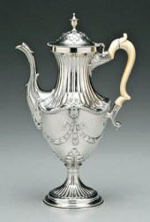 George III coffeepot, neoclass