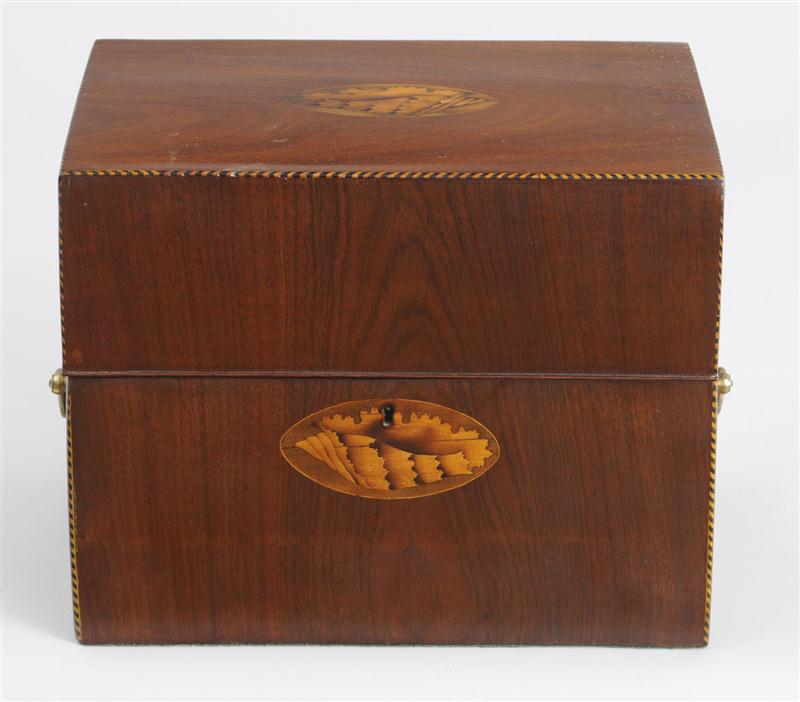 GEORGE III CONCH SHELL-INLAID