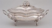 GEORGE III CRESTED SILVER TURE