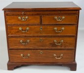 GEORGE III CROSSBANDED MAHOGAN