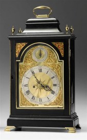 George III ebonized bracket cl