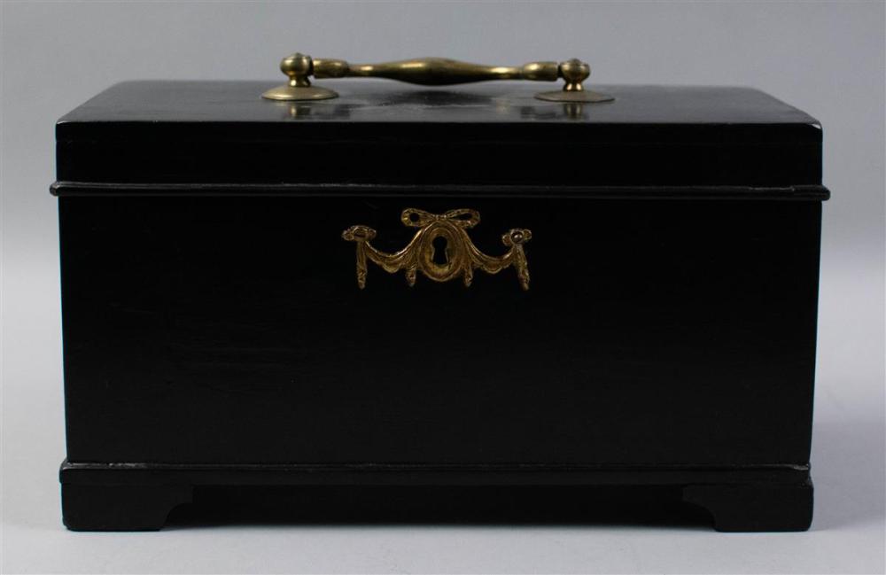 GEORGE III EBONIZED WOOD AND