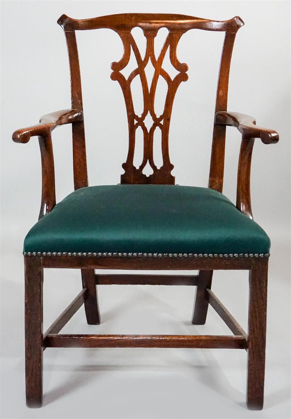GEORGE III ELMWOOD OR YEW WOOD