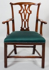 GEORGE III ELMWOOD OR YEW WOOD