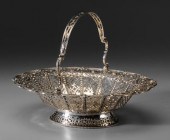 George III English Silver Bask