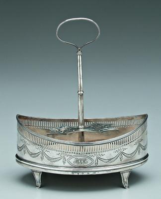 George III English silver cruet