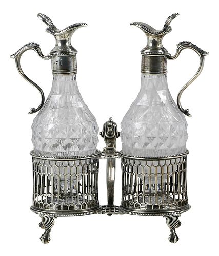 GEORGE III ENGLISH SILVER DOUBLE