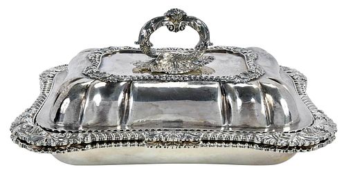 GEORGE III ENGLISH SILVER ENTREE