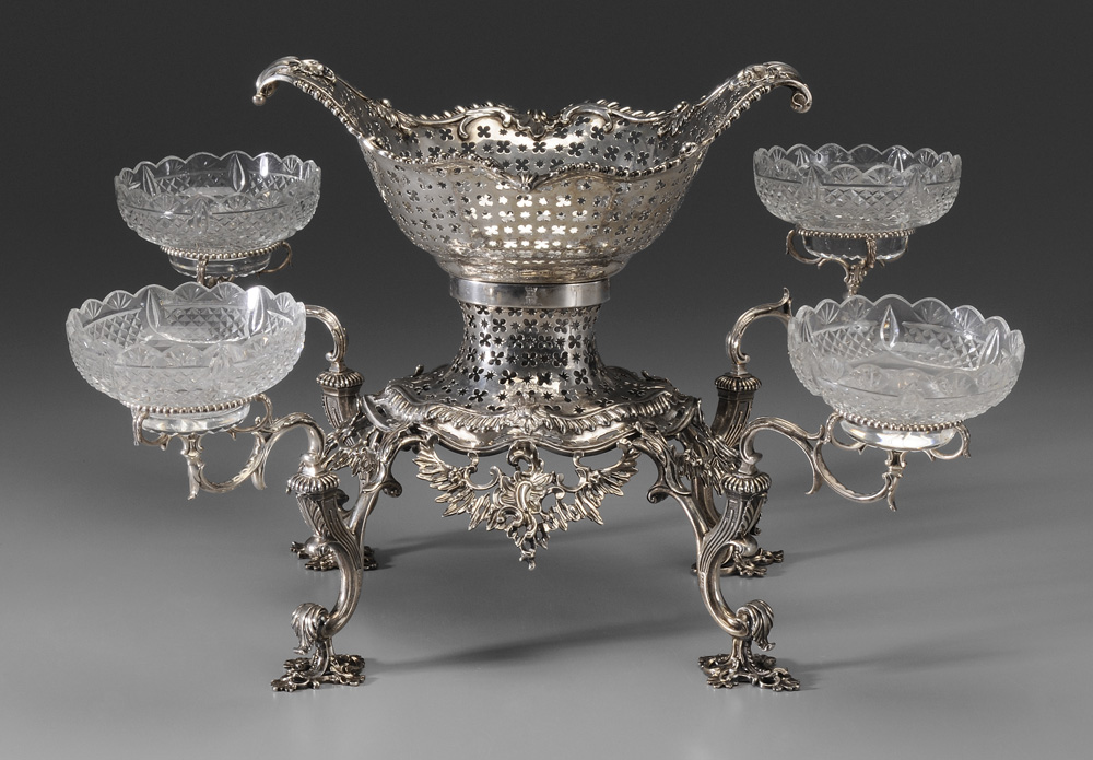 George III English Silver Epergne