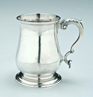 George III English silver mug,