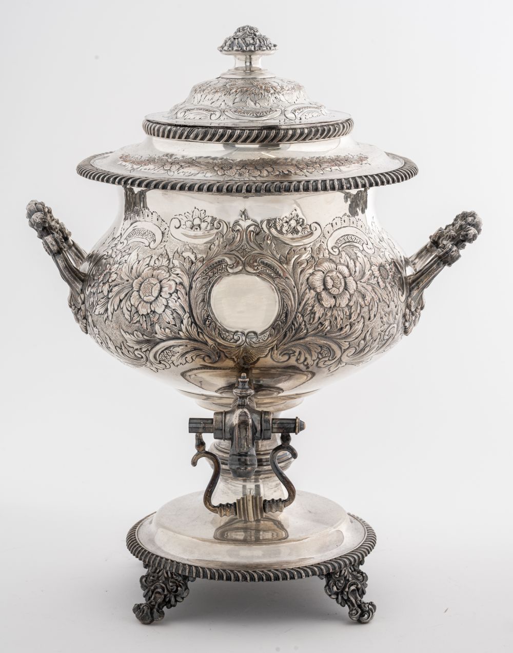 GEORGE III ENGLISH SILVER-PLATE HOT