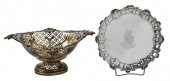 GEORGE III ENGLISH SILVER SALV