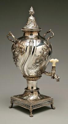 George III English silver tea