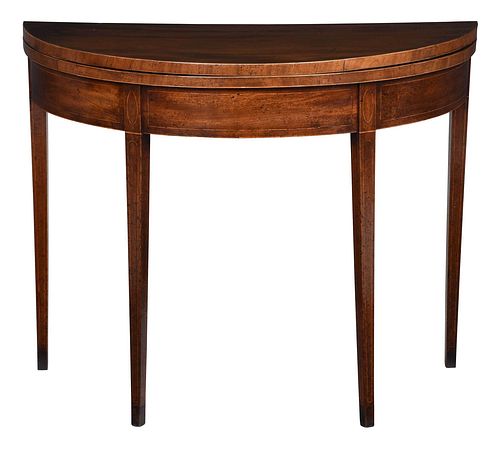 GEORGE III FIGURED INLAID