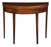 GEORGE III FIGURED INLAID MAHO