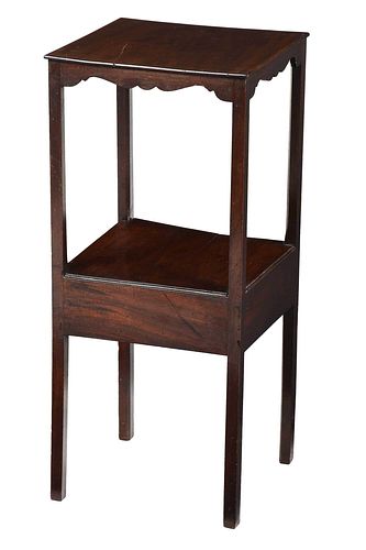GEORGE III FIGURED INLAID