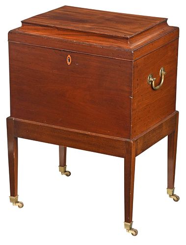 GEORGE III FIGURED INLAID