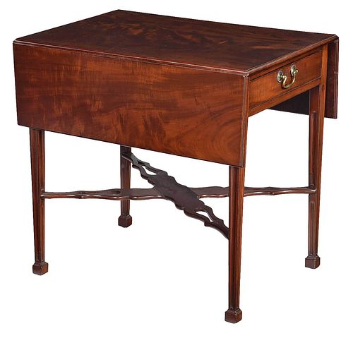 GEORGE III FIGURED MAHOGANY